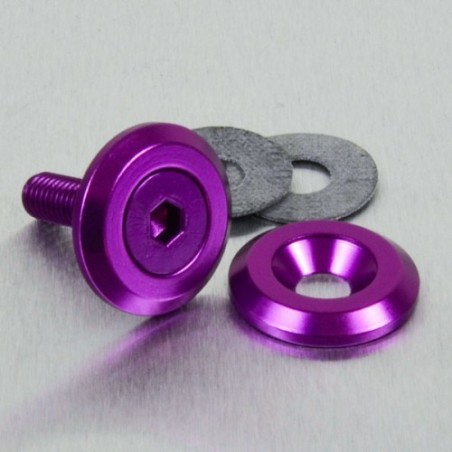 countersunk aluminum washer  m6 violeta lwac6-19p