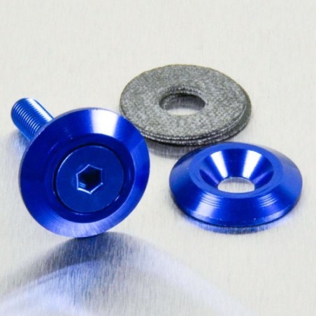 blue m6 countersunk aluminum washer lwac6-22b