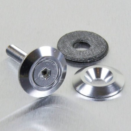 försänkt aluminiumbricka m6 silver lwac6-22s - pro-bolt