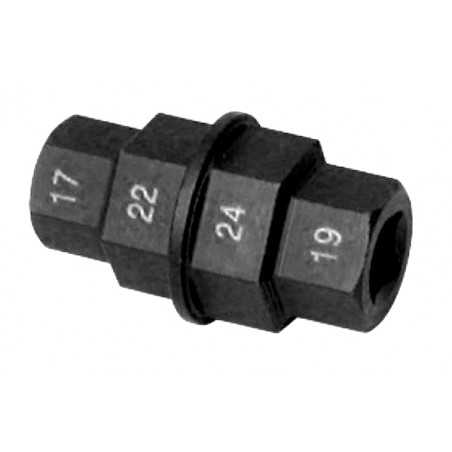 ferramenta hexagonal de 4 pinos para fixar e remover rodas