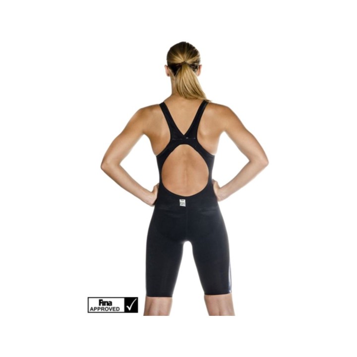 HEAD Bañador rodilla espalda abierta mujer LIQUIDFIRE KNEE PRO OPEN BACK - 452203NEG