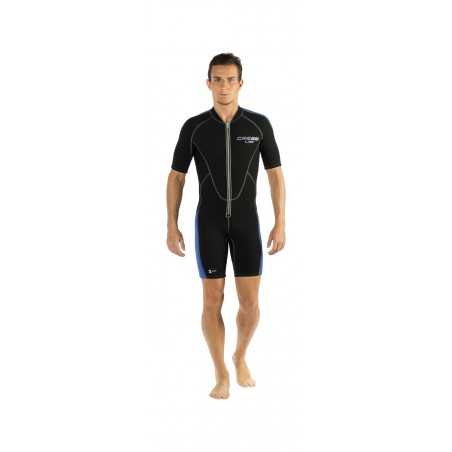 short neoprene diving suit lido uomo 2mm - cressi
