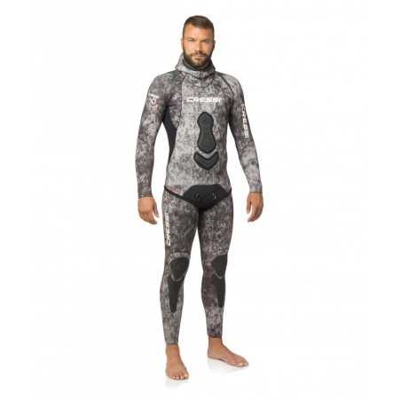 traje húmedo de buceo cressi apnea camuflaje 5mm para hombre