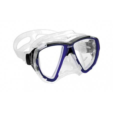 cressi big eyes diving mask made of high-end transparent silicone with extraordinary visibility in all directions