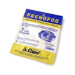 CRESSI Monodosis desengrasante PRENOFOG para cristales de máscaras buceo | Solución eficaz y segura eliminar la película grasa E