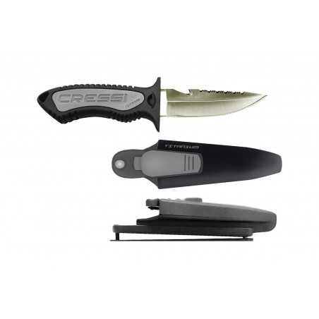 couteau de plongée cressi grip avec lame en titane