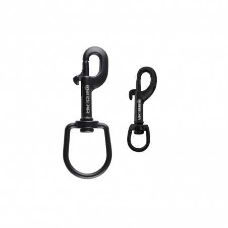 mosqueton with one side closed ceramic cover ss316 bk -xr line