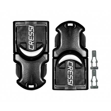 replacement buckle for cressi rondine, a-reaction and frog plus fins (2 units)