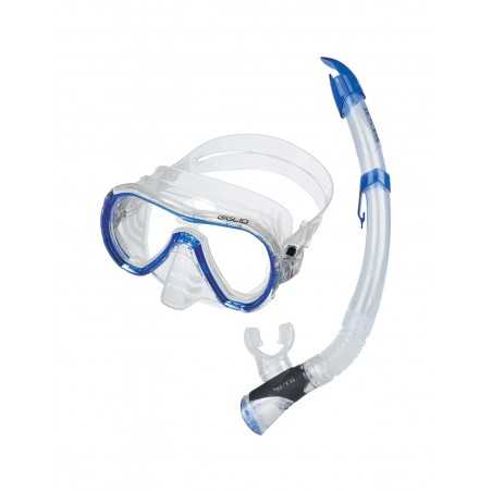 kit mask och snorkel med ventil för dykning giglio