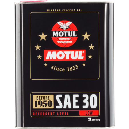 motor lubricating oil sae 30 (classic) 2l - motul