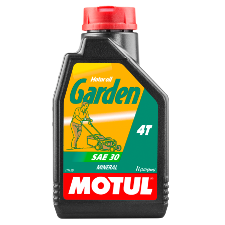 smörjolja för trädgårdsmotor garden 4t sae 30 1 l motul