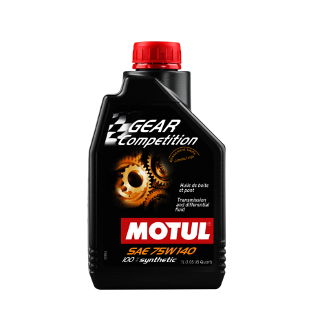 lubricating oil differential transmissions motul gear competition 75w140 1l