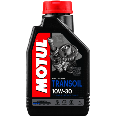 mineral lubricating oil for transmissions transoil 10w30 1 l - motul