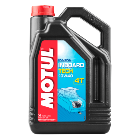 oli lubricant per a motor nàutic inboard tech 4t 10w40 5l