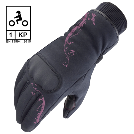 waterproof motorcycle gloves softshell lady amy ce