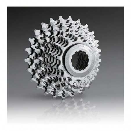 campagnolo 10v adaptable cassette made of special chrome-plated and opaque steel - weight 285g