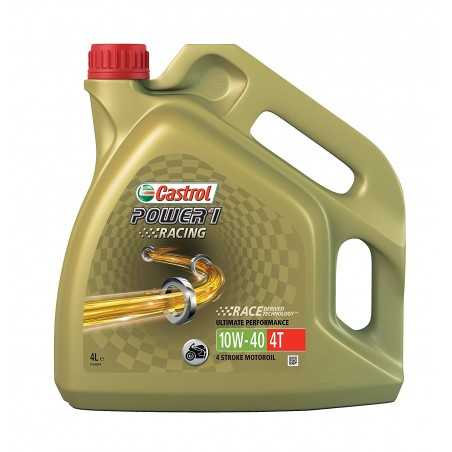 aceite lubricante para motor castrol power1 racing 4t 10w40 4l