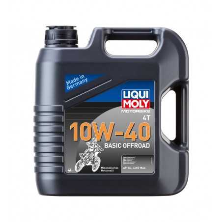 garrafa de aceite  10w-40 basic offroad 4 l