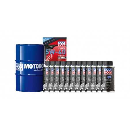 synthetic oil drum pack + antifriction 60 l 5w-40 | 12 u mos2 125 ml