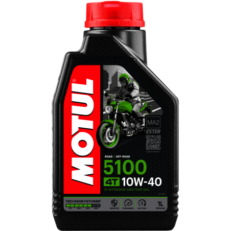 lubricating oil 4t 5100 10w40 1l for urban and highway motorcycles