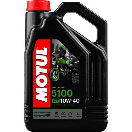 smeerolie 4t 5100 10w40 4l motul - ester technology