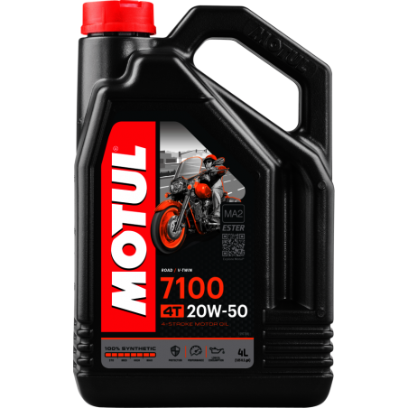 4t 7100 20w50 4l lubricating oil - 100% synthetic with fuel savings