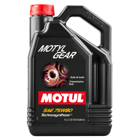 aceite lubricante motylgear 75w80 5l para transmisiones manuales