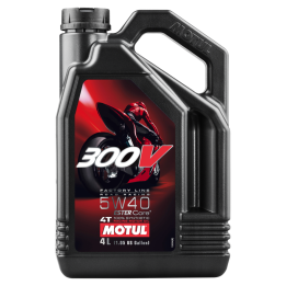 Lubricant oil  4T 300V FL ROAD RACING 5W40 4L
