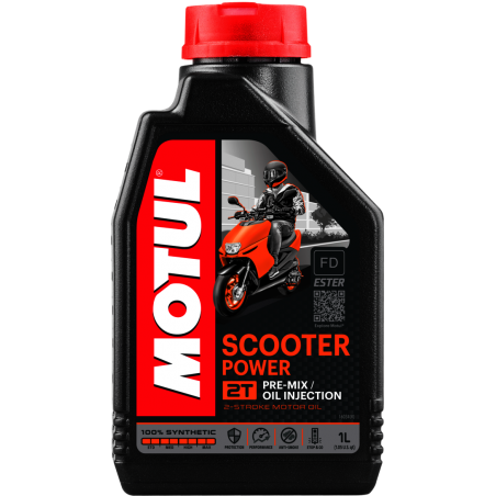 lubricating oil mixture scooter power 2t 1 l