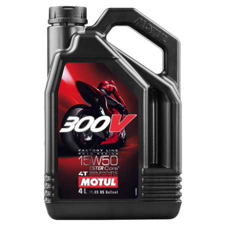 fact line 4t 300v 15w50 lubricating oil - 100% synthetic for racing engines