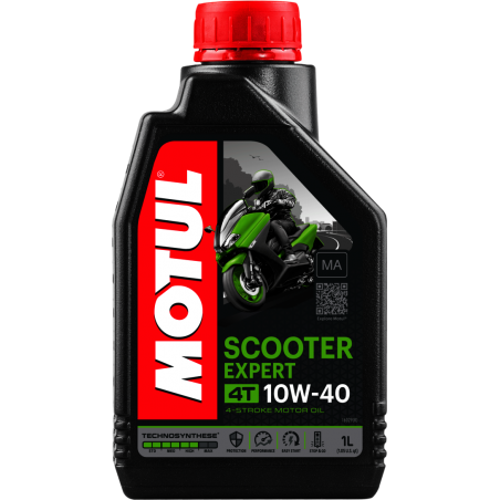 lubricating oil 4t scooter expert 4t 10w40 1l - technosynthese® lubricant for four-stroke scooter engines