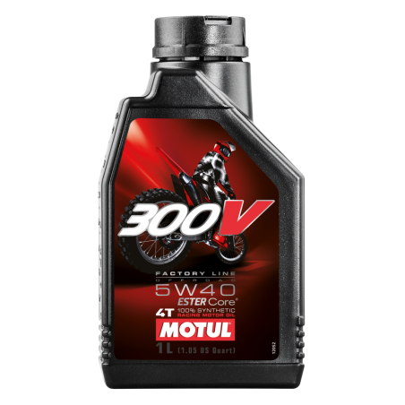 aceite lubricante 4t 300v fl off road 5w40 1l
