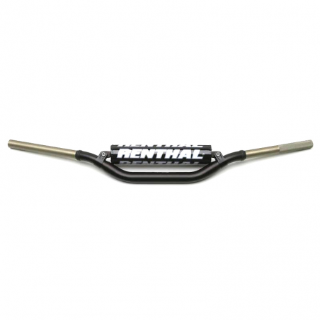 handlebar twinwall carmichael high black with black pad 997-01-bk-02-185