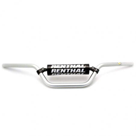 handlebar quad trx ltz silver with black pad 787-01-si-03-219