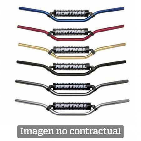 řídítka renthal quad high yamaha black s černým padem 607-01-bk-04-227