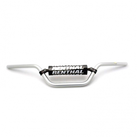 handlebar quad raptor silver with black pad 811-01-si-03-219