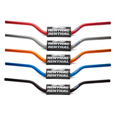 handlebar fatbar husqvarna blue with black pad 827-01-bu