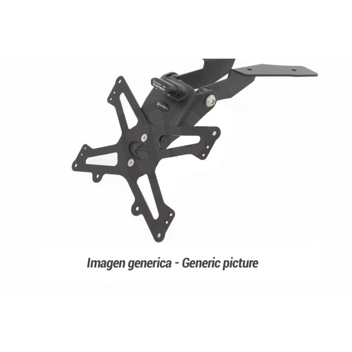 License plate frame bracket