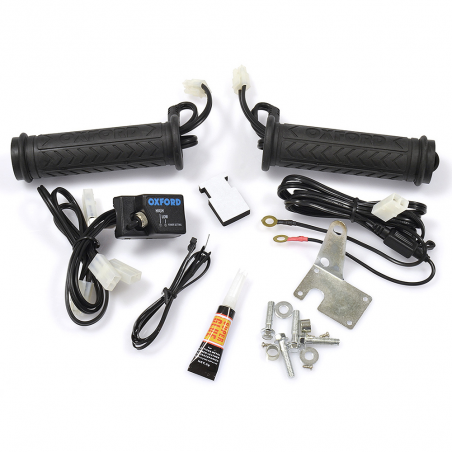heating hand grips with temperature regulator atv of769
