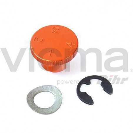 regulator handle 4 positions aluminum naranja lda10o