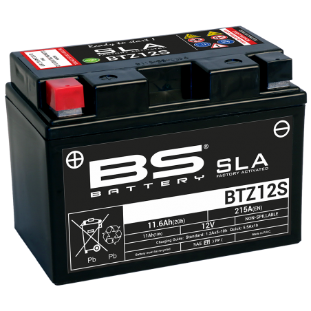 batteri sla btz12s (fa)