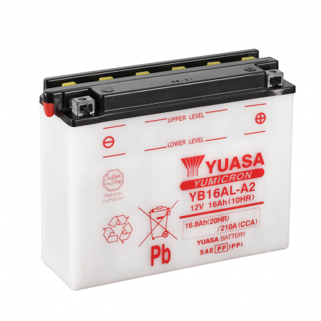 batterij yb16al-a2 combipack (con electrolito)
