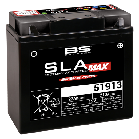 batteri sla max 51913 (fa)