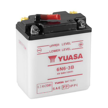 batteri 6n6-3b dry charged (sin electrolito)