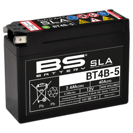bs battery sla bt4b-5 (fa) - kraft och tillförlitlighet utan underhåll