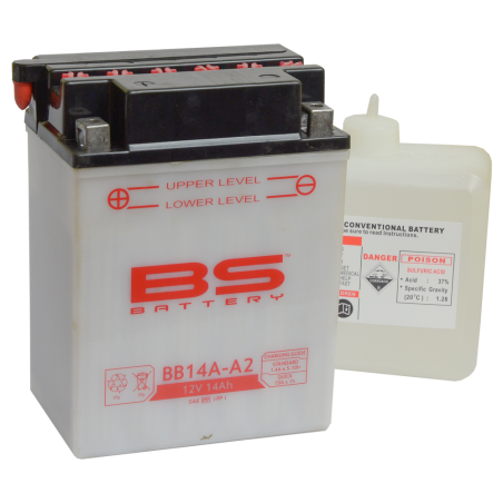 batteria bs battery yb14a-a2 (fresh pack)