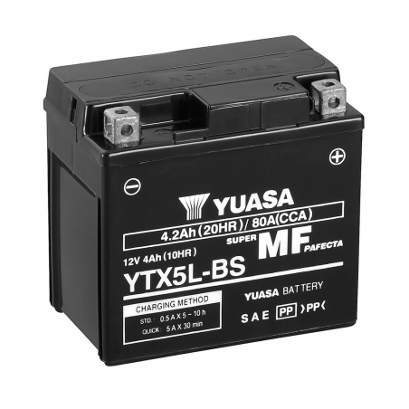yuasa ytx5l-bs combipack accu ter vervanging van conventionele modellen