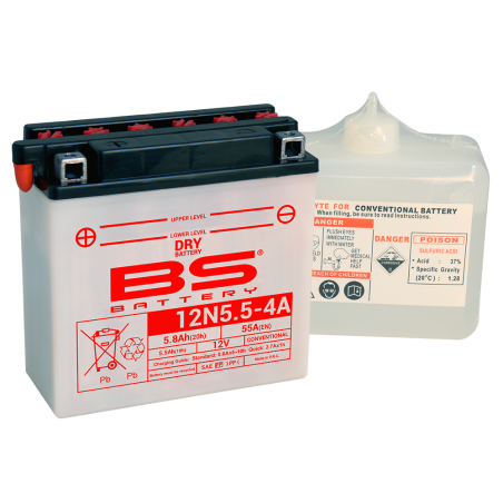 batterij bs battery 12n5 5-4a