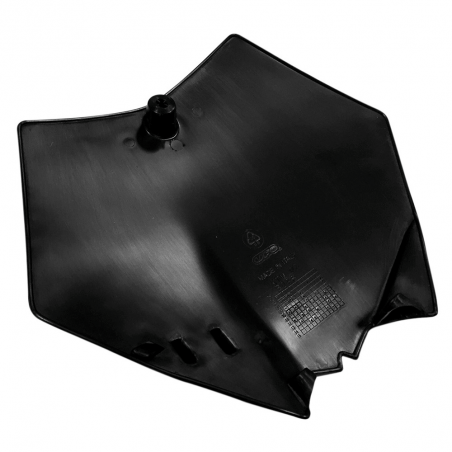 black front number plate kt03093-001 and black ufo front license plate ktm