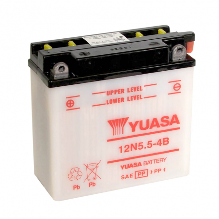 batteria 12n5.5-4b dry charged (sin electrolito)